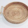 Cane round Serving Tray