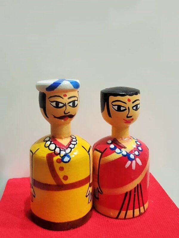 Channapatna Wooden Couple 1