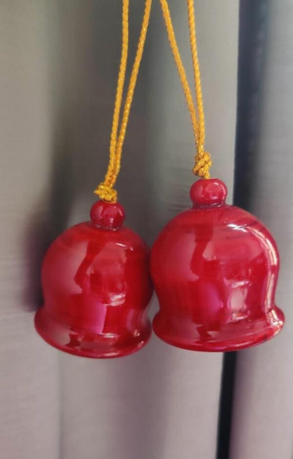 wooden bells Red