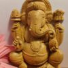 Shivani wood Ganesh Idol 1