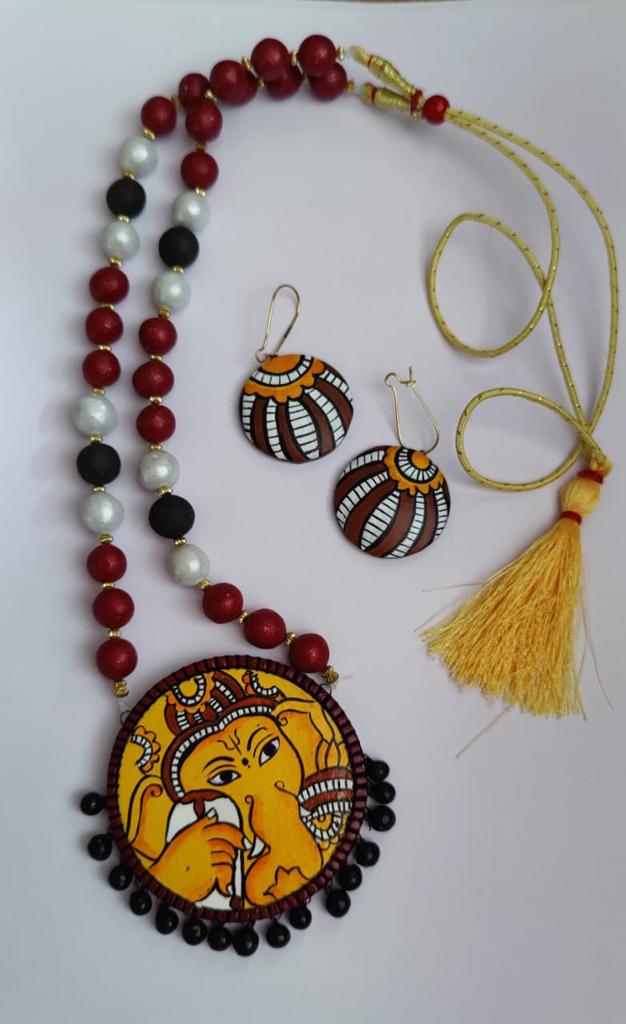 Terracotta hot sale jewellery set