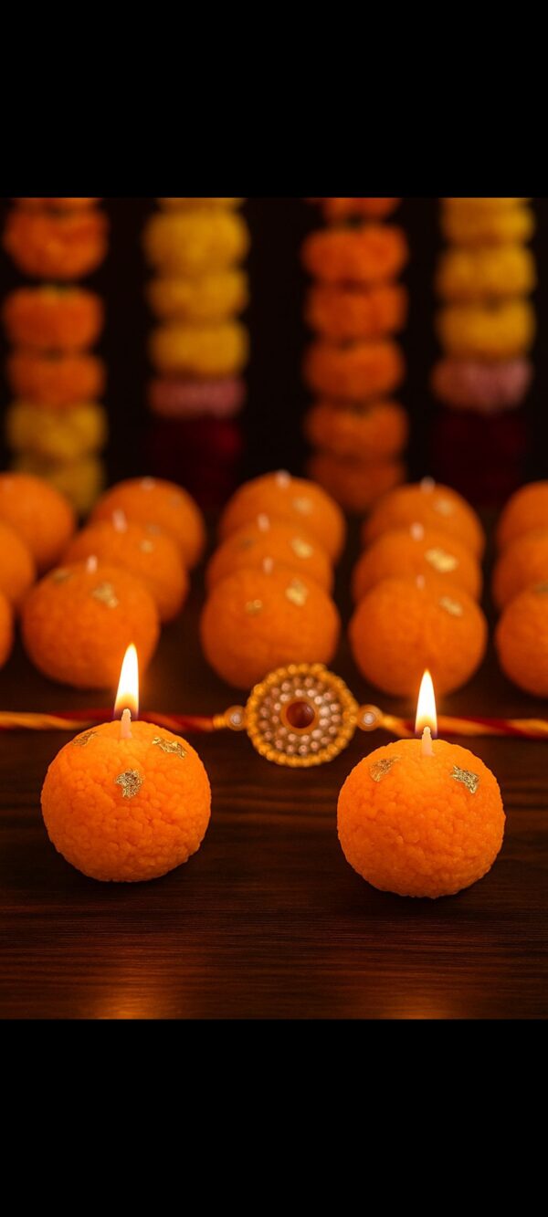 Motichur Ladoo Candle